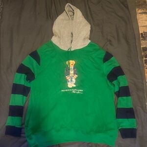 Polo by Ralph Lauren Green and Gray Sweater